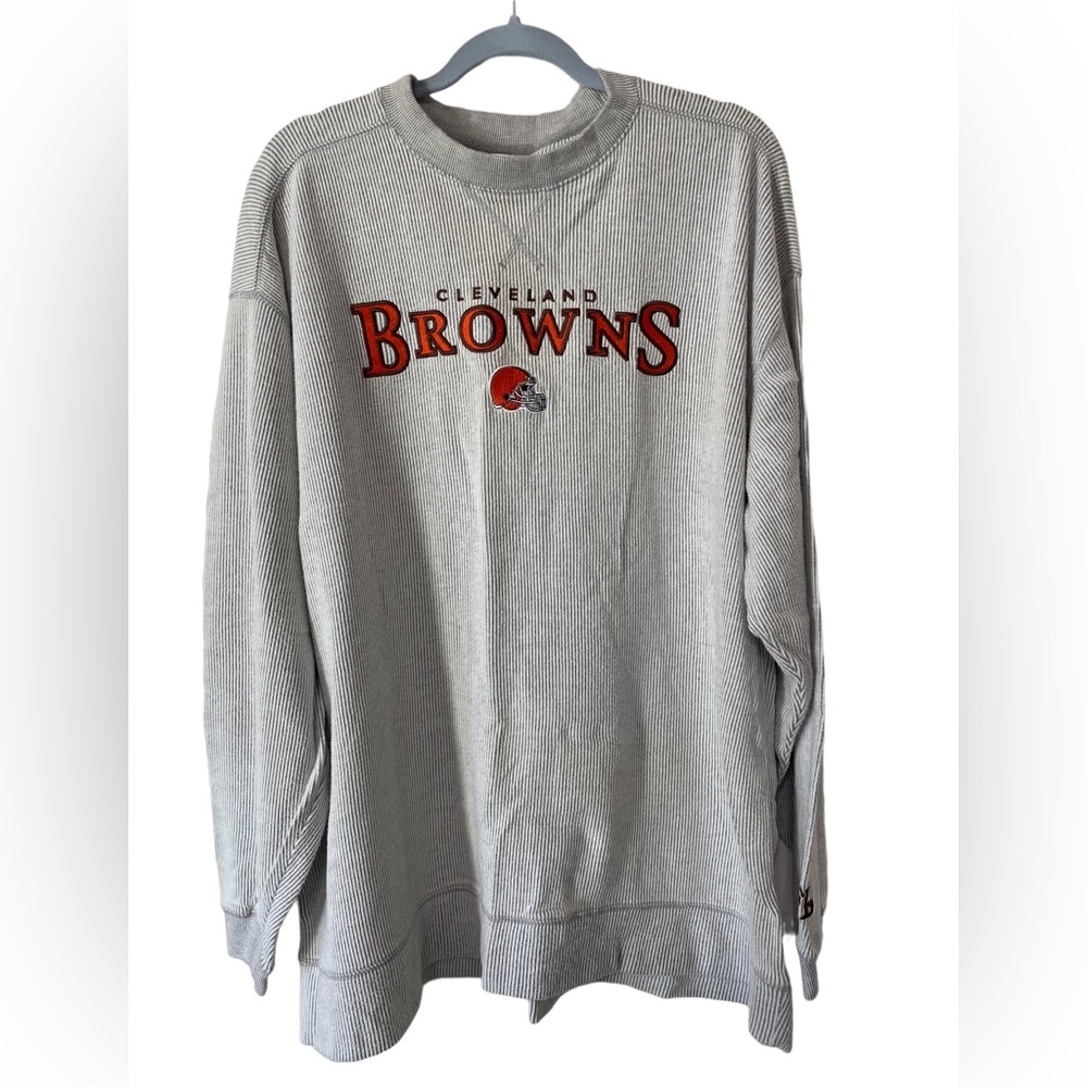 Cleveland Brown’s Men’s NFL Camo Thermal Long Sleeve Shirt worn 1time